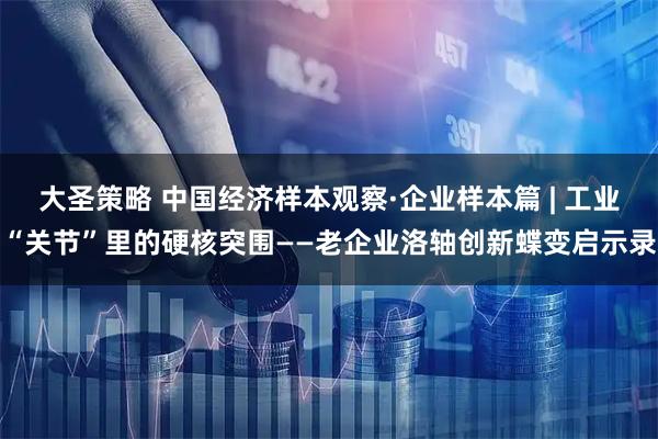 大圣策略 中国经济样本观察·企业样本篇 | 工业“关节”里的硬核突围——老企业洛轴创新蝶变启示录
