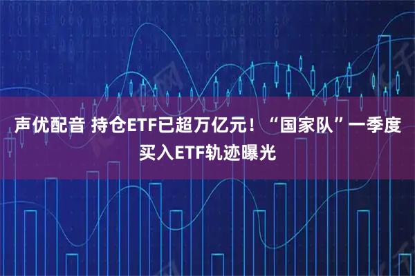 声优配音 持仓ETF已超万亿元！“国家队”一季度买入ETF轨迹曝光