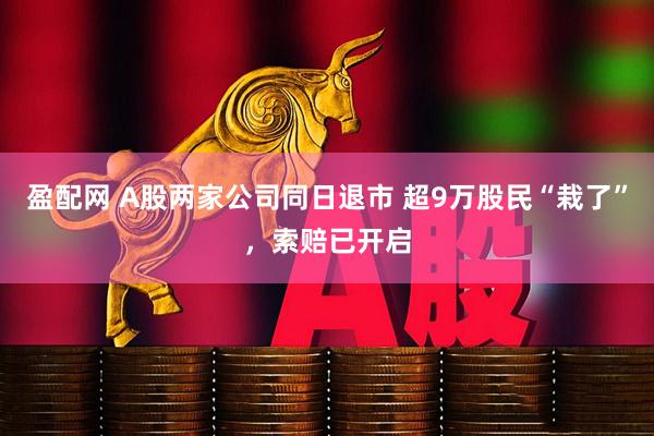 盈配网 A股两家公司同日退市 超9万股民“栽了”，索赔已开启
